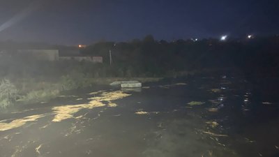 Через ракетний удар по гідроспорудах Кривого Рогу піднявся рівень води в Інгульці. Що відомо Через ракетний удар по гідроспорудах Кривого Рогу піднявся рівень води в Інгульці. Що відомо