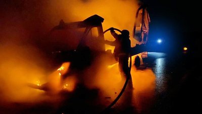 Обстріли, Дніпропетровщина, 29 січня, пожежі