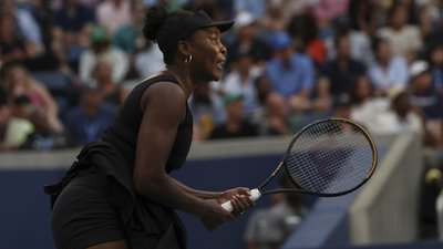 Вінус Вільямс під час матчу на US Open