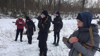 На Тернопільщині пластунам провели військовий вишкіл На Тернопільщині пластунам провели військовий вишкіл