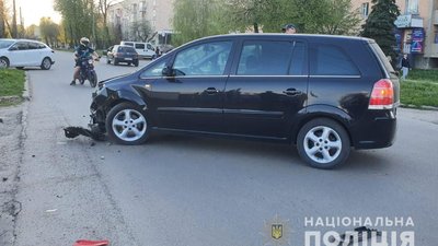 На Полтавщині в аварії травмувався неповнолітній На Полтавщині в аварії травмувався неповнолітній