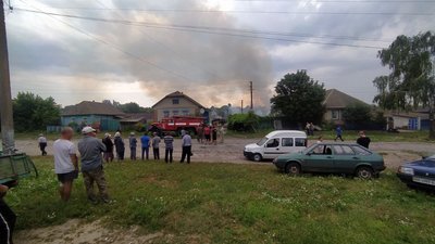 У селі Нова Слобода на Сумщині сталася пожежа У селі Нова Слобода на Сумщині сталася пожежа
