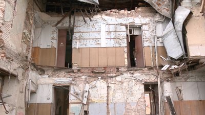 Архітектурна пам’ятка XIX сторіччя у Харкові на Полтавському Шляху, пошкоджена ракетою РФ влітку 2022 року Архітектурна пам’ятка XIX сторіччя у Харкові на Полтавському Шляху, пошкоджена ракетою РФ влітку 2022 року