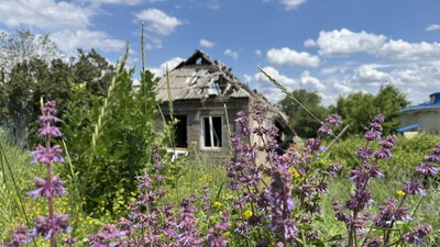 Зруйнований будинок у Краматорській громаді на Донеччині, 19 червня 2026 рік
