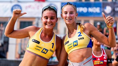 Єва Сердюк та Дар'я Романюк перемогли на чемпіонаті Європи U22 з пляжного волейболу