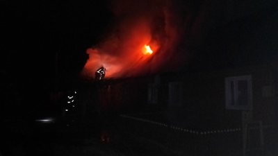 У нічній пожежі на Волині загинув чоловік