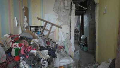 У Запоріжжі дівчина врятувала з-під завалів після ракетного обстрілу двох котів та пітонів