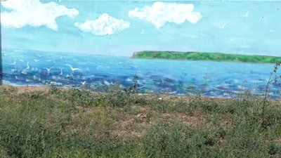 Артчелендж у Станіславі на Херсонщині: 24 розмальовані плити прикрасили село Артчелендж у Станіславі на Херсонщині: 24 розмальовані плити прикрасили село