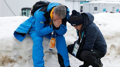 Емоції Михайла Гераскевича після дискваліфікації Владислава на Олімпіаді-2026