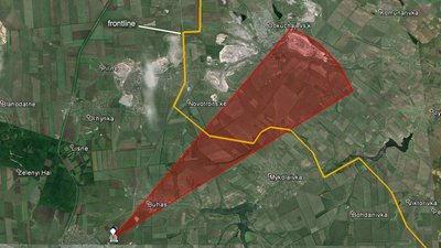 Вогонь окупанти вели з окупованого Докучаєвська