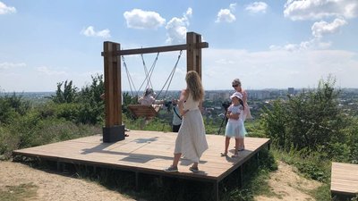 На Вовчинецьких пагорбах відкрили оновлені локаціі На Вовчинецьких пагорбах відкрили оновлені локаціі