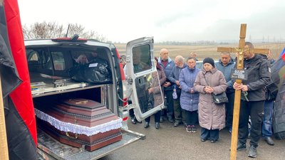 На Львівщині попрощались із 59-річним військовим Василем Веклюком На Львівщині попрощались із 59-річним військовим Василем Веклюком