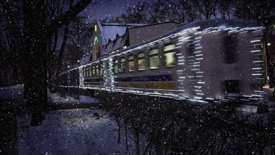 Київська дитяча залізниця запускає "полярний експрес" на новорічно-різдвяний період