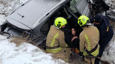 аварія у Голобах 15 лютого