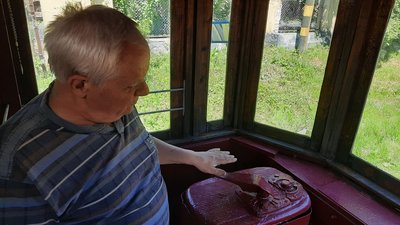 У Львові влаштували виставку старовинних трамваїв У Львові влаштували виставку старовинних трамваїв