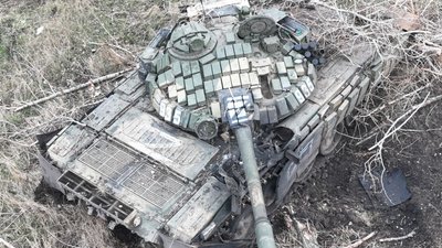 Нацгвардійці розбили колону російських окупантів на Донеччині