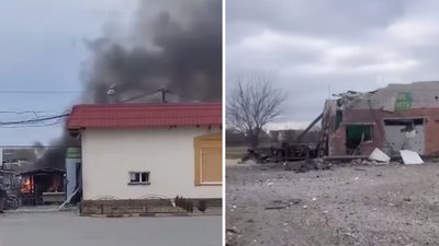 Військові РФ вкотре атакували КАБами Біленьке Запорізької області: