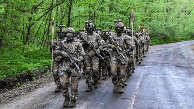 У Холодному Яру на Черкащині бійці ССО освятили зброю