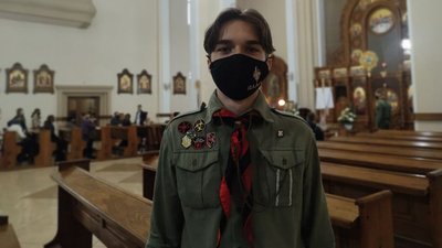 Тернопільські пластуни понад 20 років стійкують біля плащаниць Тернопільські пластуни понад 20 років стійкують біля плащаниць