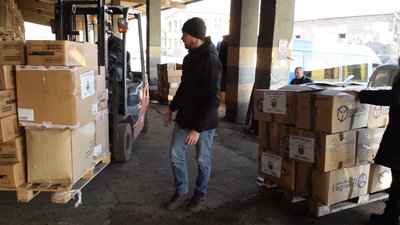 Громада на Тернопільщині передали гуманітарну допомогу у Миколаївську область