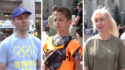 У Кропивницькому до забігу в Олімпійський день долучились три сотні людей У Кропивницькому до забігу в Олімпійський день долучились три сотні людей