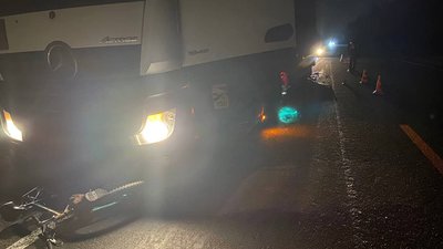 На трасі Київ-Чернігів фура збила велосипедиста