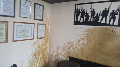 Так виглядає офіс видання після нападу Так виглядає офіс видання після нападу