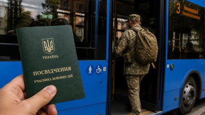 пільговий проїзд, ветеран, посвідчення убд, автобус, учасник бойових дій