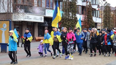 День Соборності України у Хмельницькому 2023 рік флешмоб