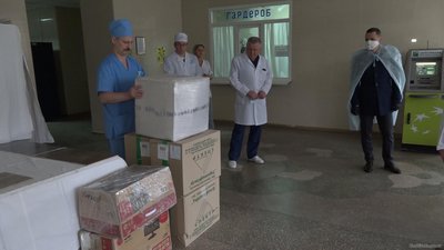 На Харківщину доставили вантаж з медичними матеріалами