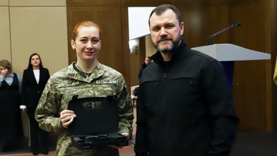 Бойовий медик Олена Гаврилюк