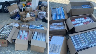 3 000 пачок прихованих сигарет виявили закарпатські митники у мікроавтобусі 42-річного водія