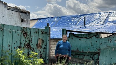 Жителька Олександрівки Валентина Шевченко Донецька область