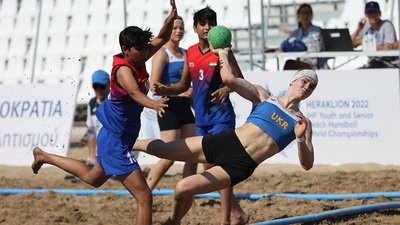 Конотопчанка у складі збірної України стартувала на чемпіонаті Європи з пляжного гандболу