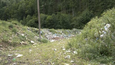 Сміттєзвалище у селі Бережниця Сміттєзвалище у селі Бережниця