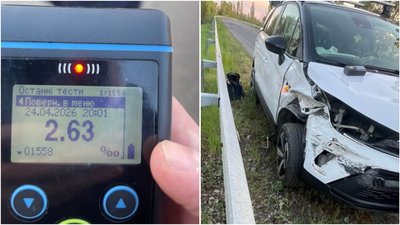 В Ужгородському районі затримали водія, який скоїв ДТП у стані алкогольного сп'яніння