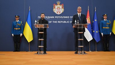 Володимир Зеленський, Александар Вучич