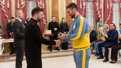 Президент України Володимир Зеленський нагородив дефлімпійців збірної