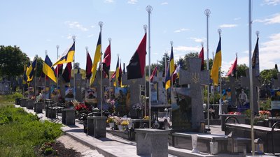 Кладовище, військові, Бурштин, Франківщина