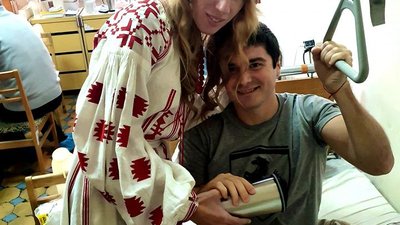 Одеські волонтери привітали військових, що знаходяться на лікуванні, з Різдвяними святами