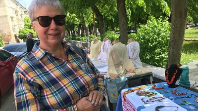 У Житомирі до Дня вишиванки влаштували виставку робіт майстринь народної творчості У Житомирі до Дня вишиванки влаштували виставку робіт майстринь народної творчості