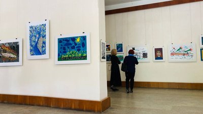 У Тернополі відкрили виставку 10-річного художника У Тернополі відкрили виставку 10-річного художника