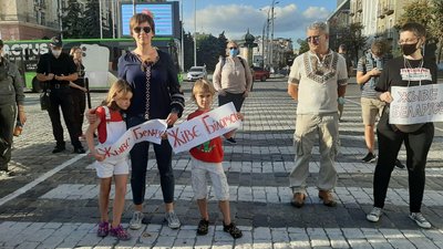 У Харкові вдруге вийшли на акцію підтримки Білорусі У Харкові вдруге вийшли на акцію підтримки Білорусі