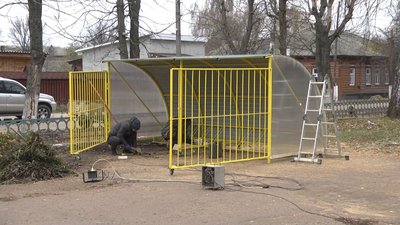 Вуличні зупинки для соціальних велосипедів.
