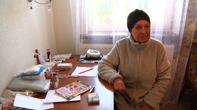 "Хочу додому, там мій син" – переселенка зі Слов'янська Світлана Смолір