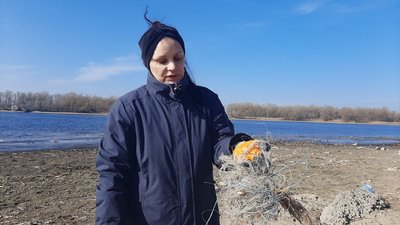 У Кушугумській громаді на Запоріжжі провели суботник на узбережжі річки У Кушугумській громаді на Запоріжжі провели суботник на узбережжі річки