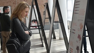 У Звягелі на Житомирщині відкрили мандрівну інтерактивну виставку "На Зламі"