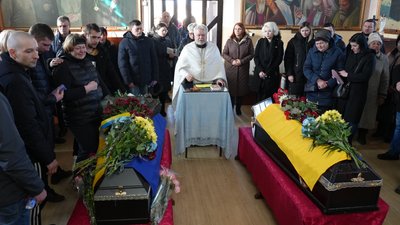 Херсон, прощання із загиблими на війні 