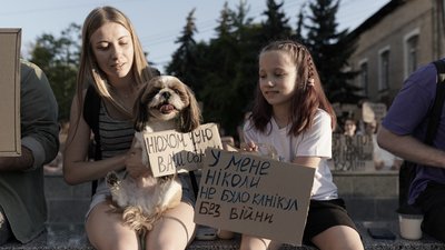 Акція протесту проти звільнення Михайла Федорова у Харкові