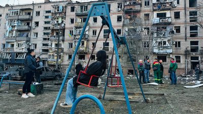Наслідки російського удару КАБами по Запоріжжю, 9 жовтня 2026 року